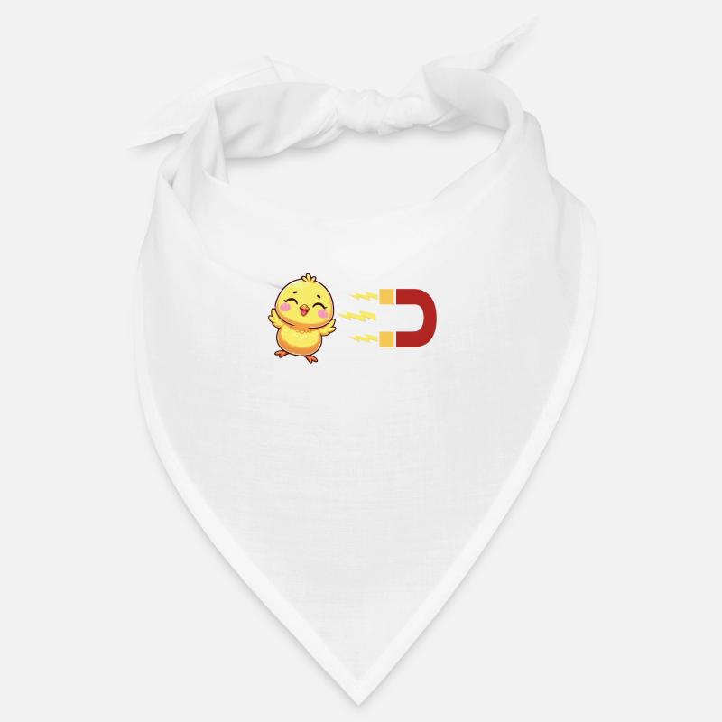 Poussin mignon avec aimant : attraction de poussin Bandana