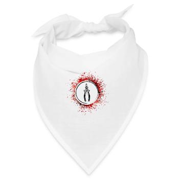 Zange Symbol Werkzeug - Bandana - Weiß - Vorne