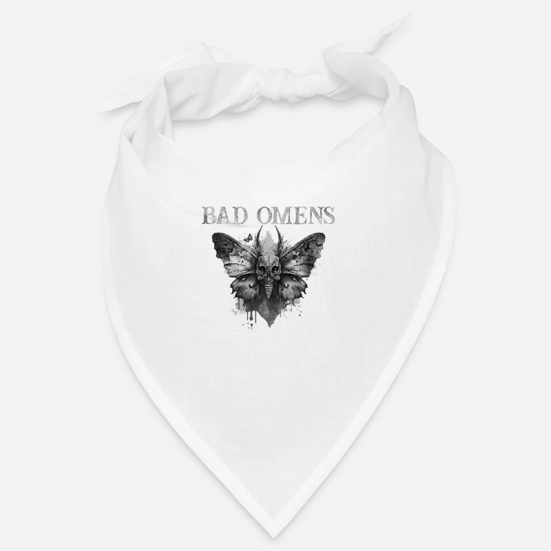 Discover mystical worlds with Bad Omens - Bandana - white