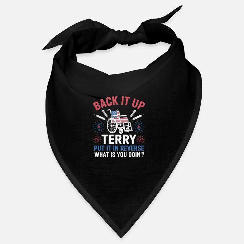 Back It Up Terry Feuerwerk Rollstuhl Bandana