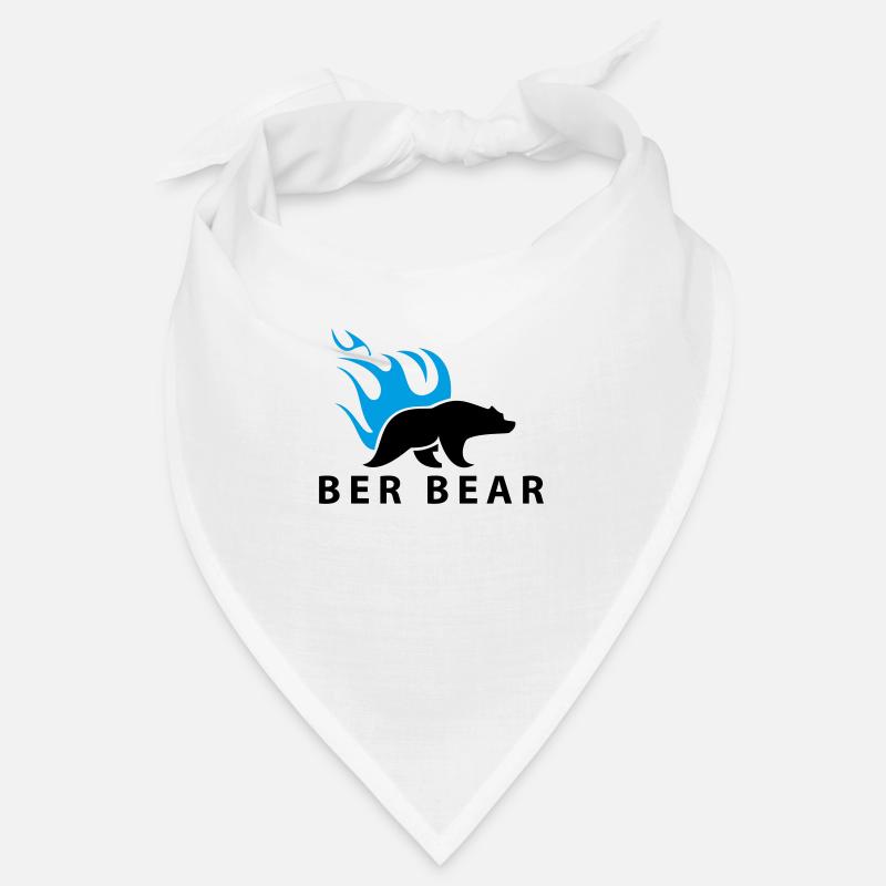 FlammenBär Schwarz-Blau Bandana