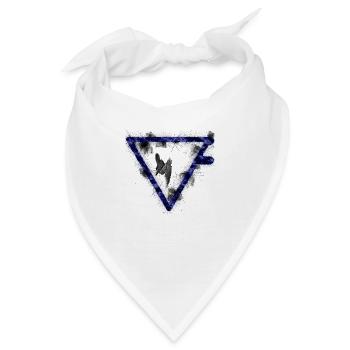 Symbol; Aqua_ - Bandana - Weiß - Vorne
