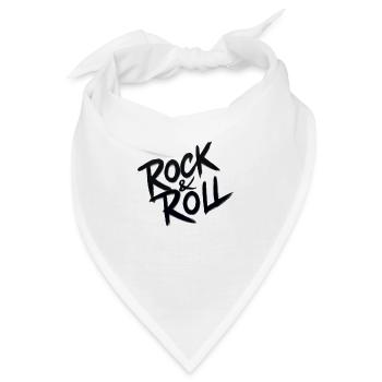 Rock'n'Roll - Bandana - Weiß - Vorne