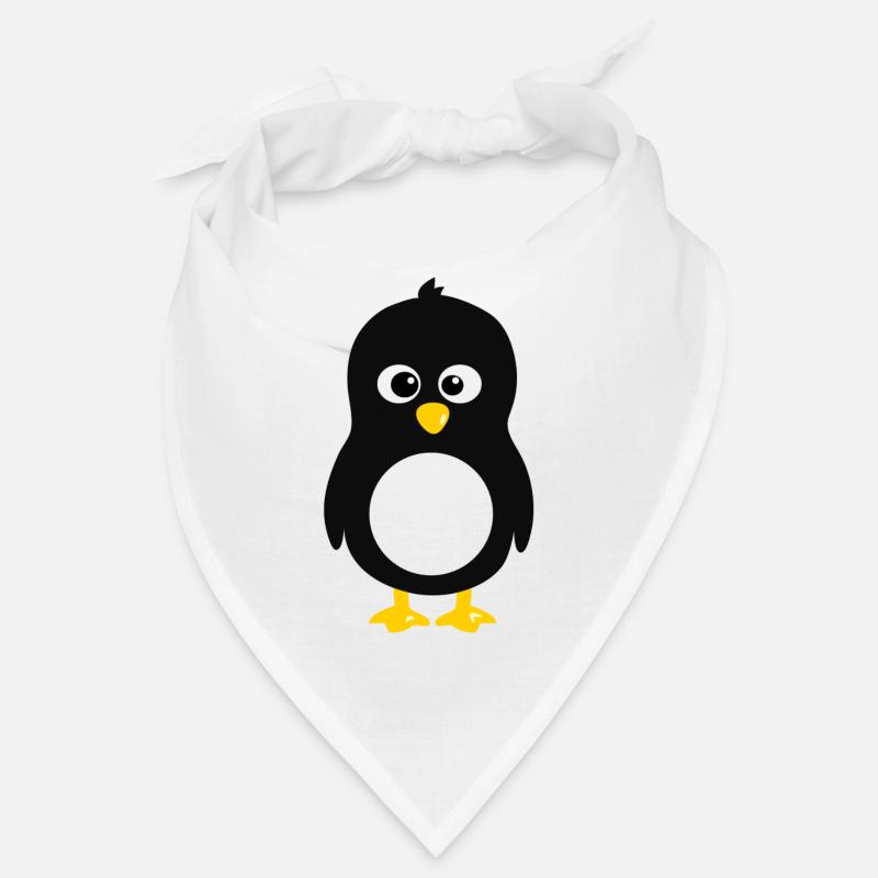 Linux penguin - Bandana - white