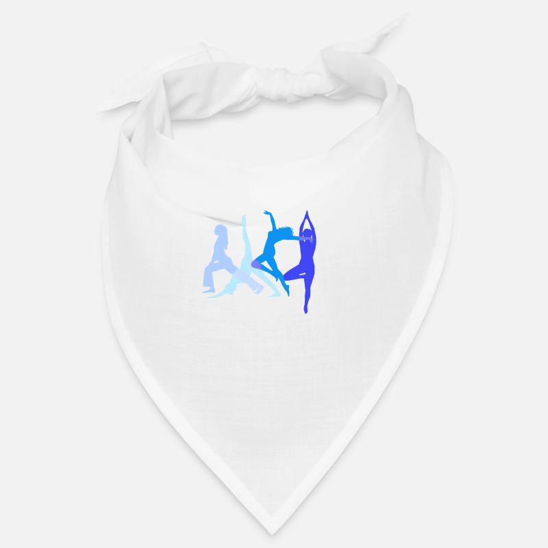 turnierin, yoga,sport,übungen,tänzerin,gymnastik,b - Bandana - Weiß