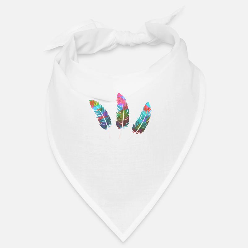 feathers,colorful,feather,graffiti Bandana