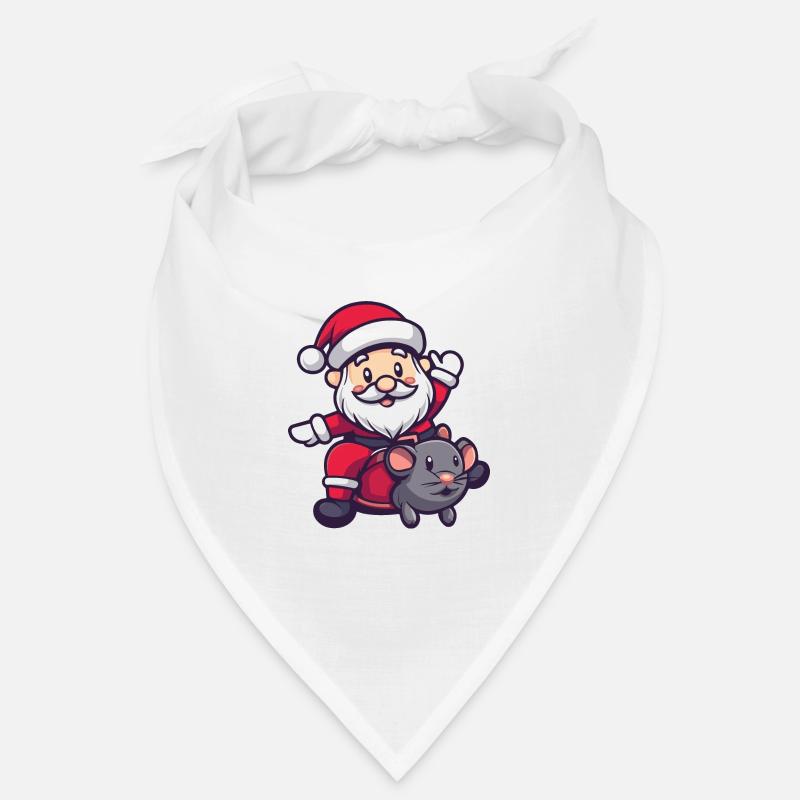 Maus Weihnachtsmann Bandana