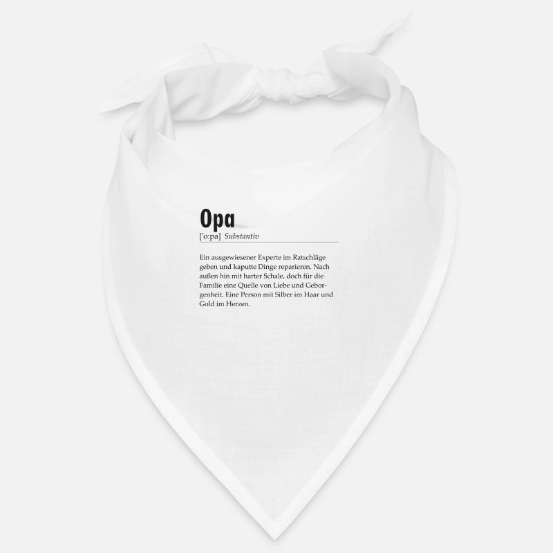 Spruchdesign - Opa Bandana