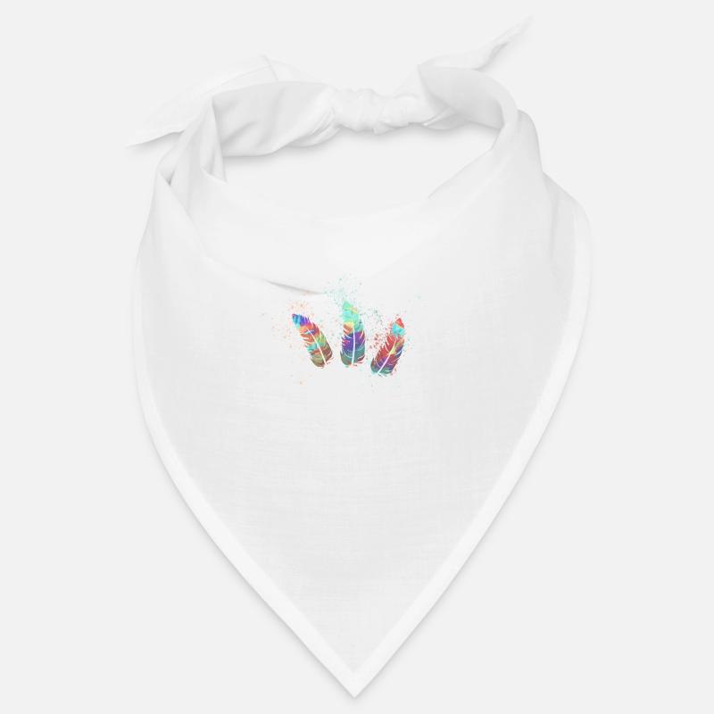 feathers,colorful,feather,graffiti Bandana