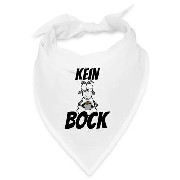kein Bock - Bandana - Weiß - Vorne