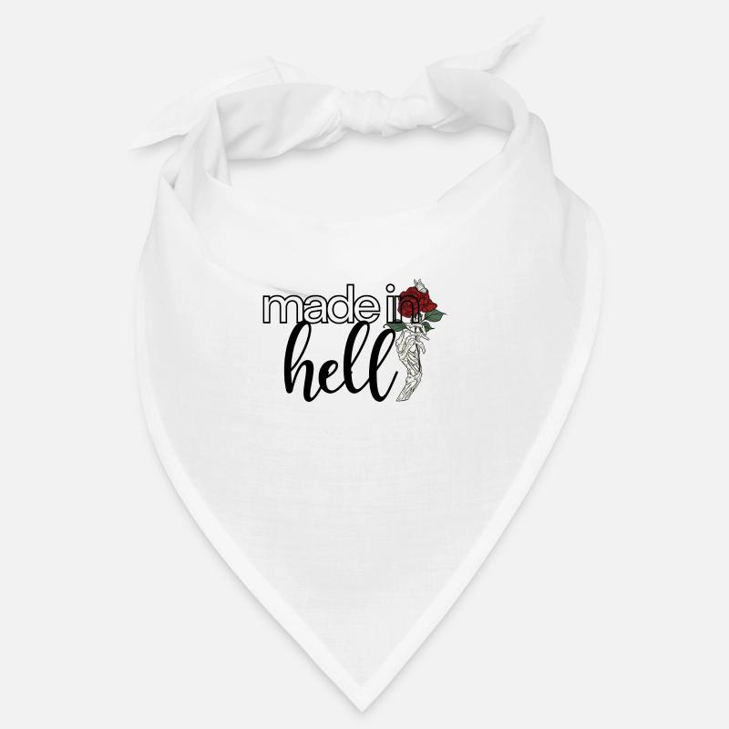 Made in Hell - Bandana - Weiß