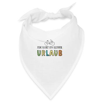 Radsport - Bandana - Weiß - Vorne
