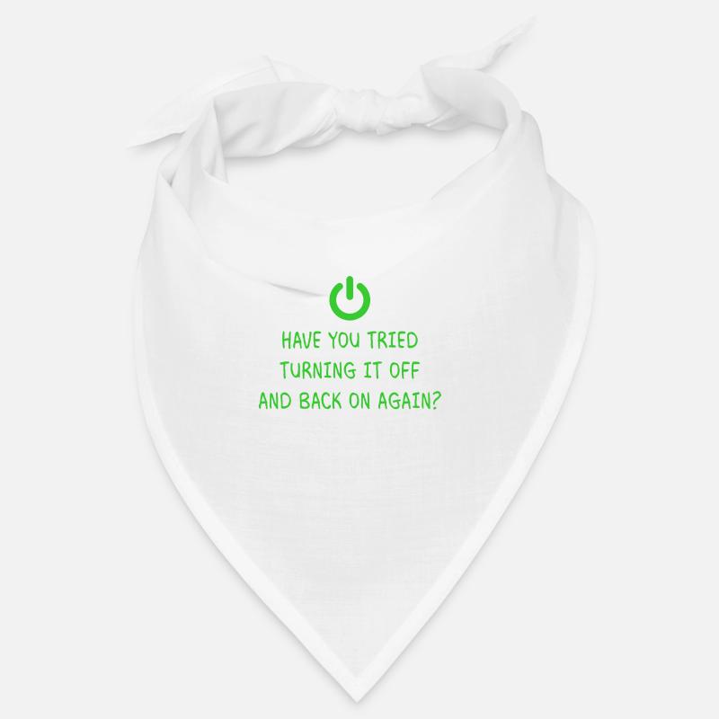 Turning it off programming informatique cadeau Bandana