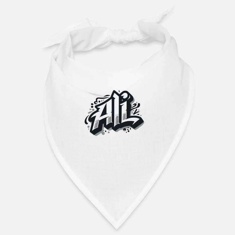 Ali Nom Prénom Graffiti Bandana