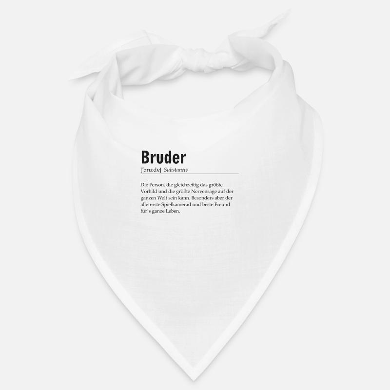 Spruchdesign - Bruder Bandana