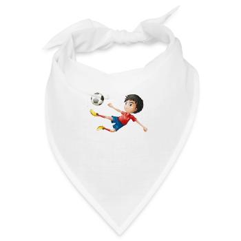 Soccer - Bandana - Weiß - Vorne