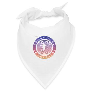 Skiing - Bandana - Weiß - Vorne