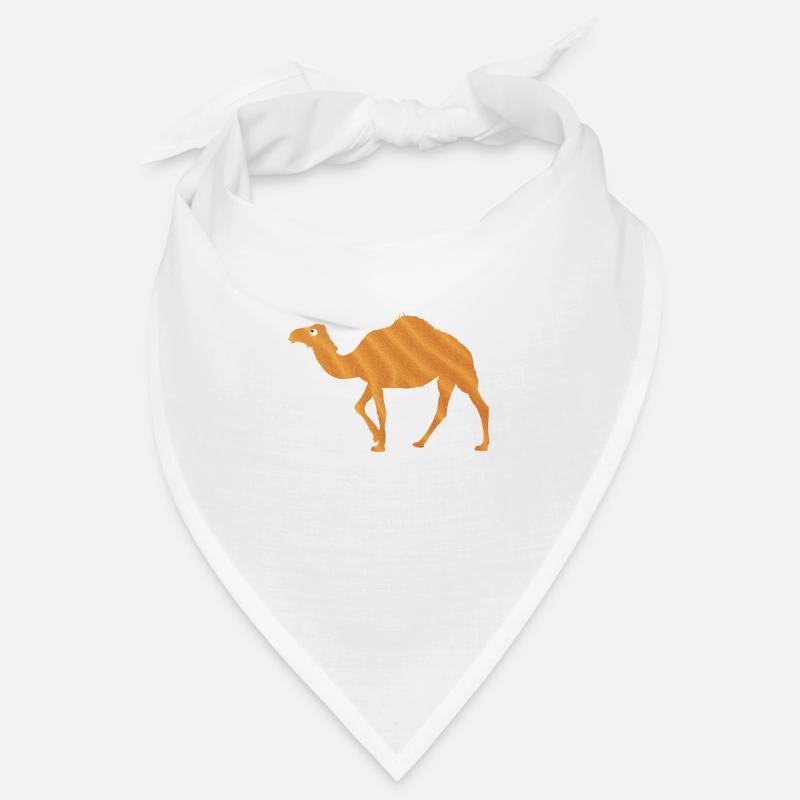 Dromadaire - Bandana - blanc