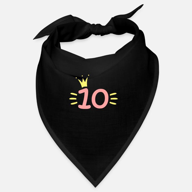10th Birthday Crown Bandana