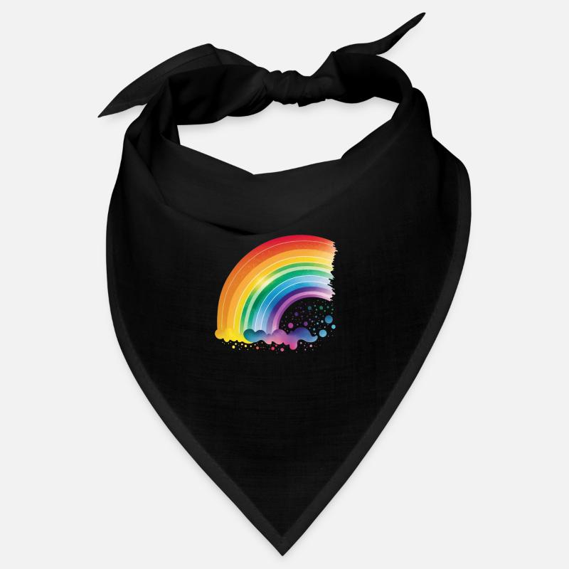 Regenbogen halbrund Bandana