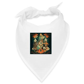Vintage Wunderland - Bandana - Weiß - Vorne