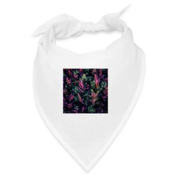Violette Pflanzenstoffe - Bandana - Weiß - Vorne