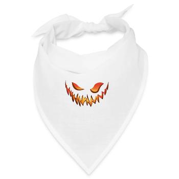 schreckliches Monster für Halloween-Party - Bandana - Weiß - Vorne