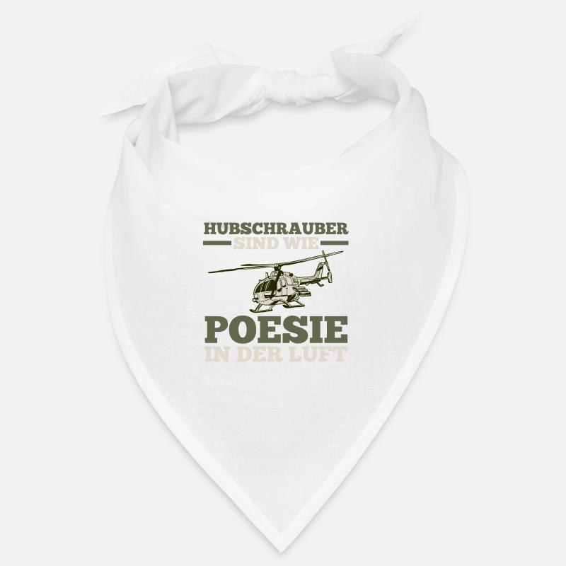Pilot Helikopter Hubschrauber Bandana