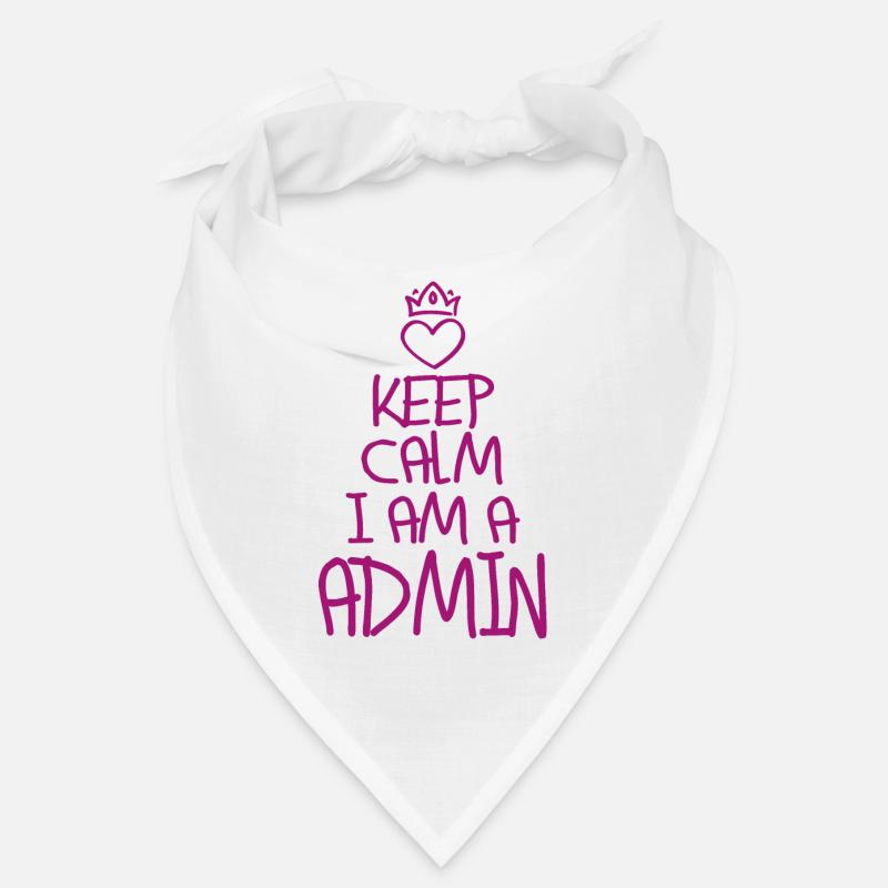Keep Calm Admin cool Admin Geschenk Bandana