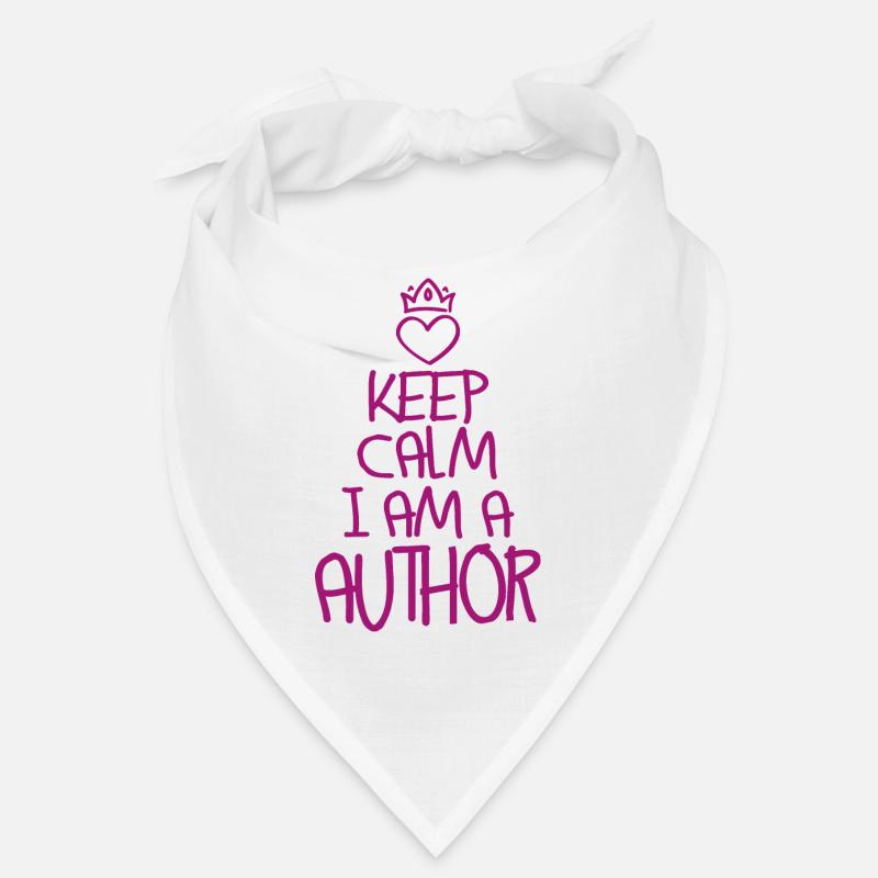 Keep Calm Autor cool Autor Geschenk Bandana