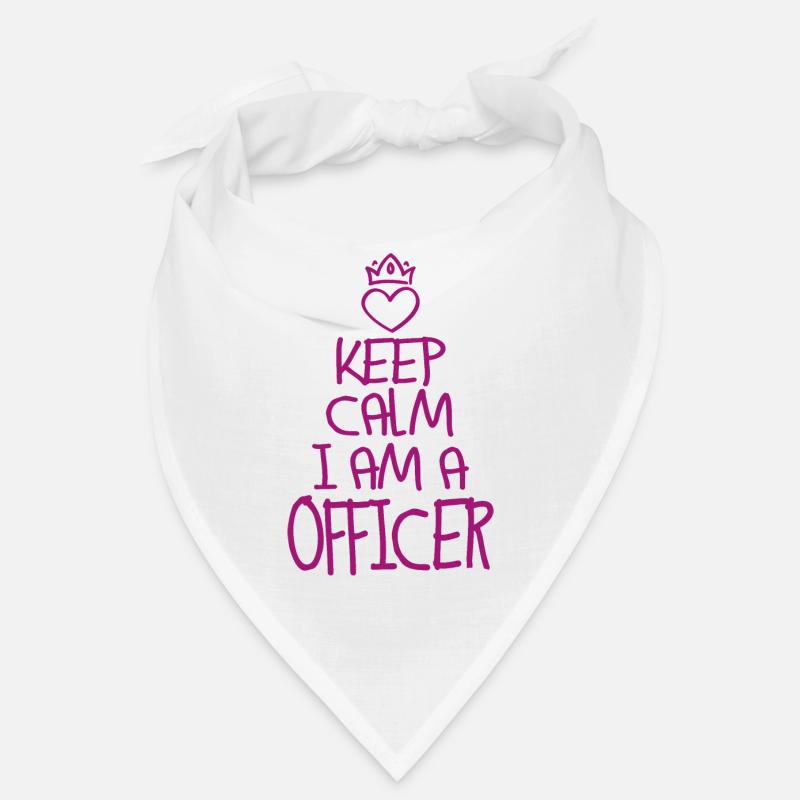 Keep Calm Officer Cool Officer Gift Bandana