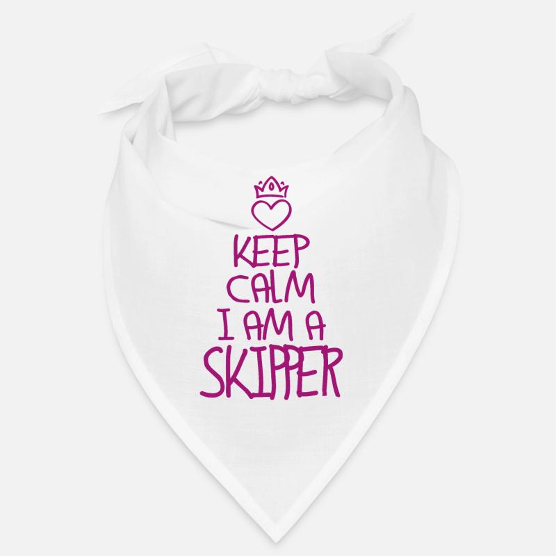 Keep Calm Skipper cool Skipper Geschenk Bandana