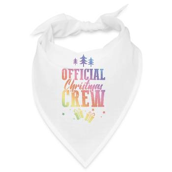 Christmas Crew - Bandana - Weiß - Vorne
