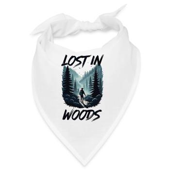 Lost in Wood Travel in the Forest - Bandana - Weiß - Vorne