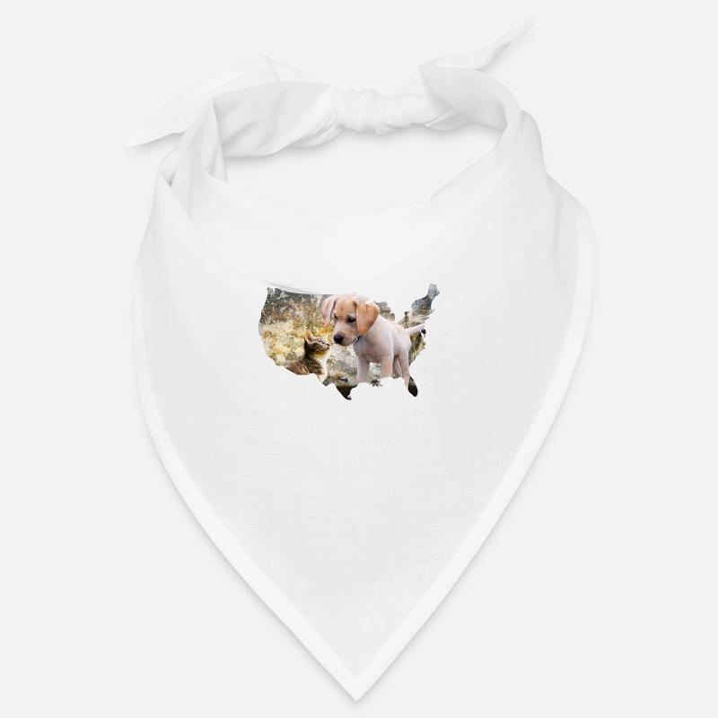 chien chiots chat Bandana