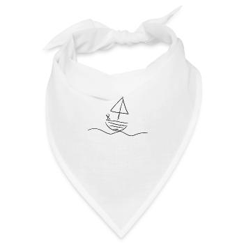 Boot Wasser - Bandana - Weiß - Vorne