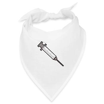 Spritze - Bandana - Weiß - Vorne