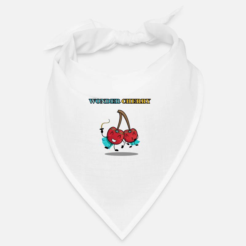 Tween-Kirsche - Bandana - Weiß