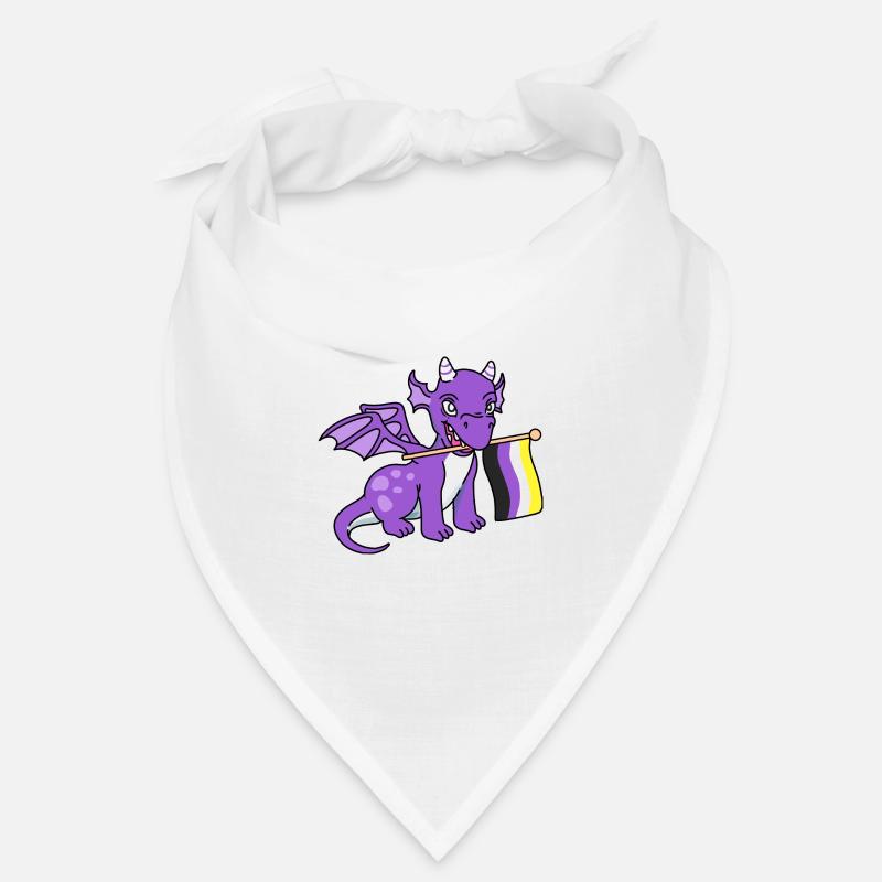 Nonbinary Pride Dragon Nonbinary Pride Bandana