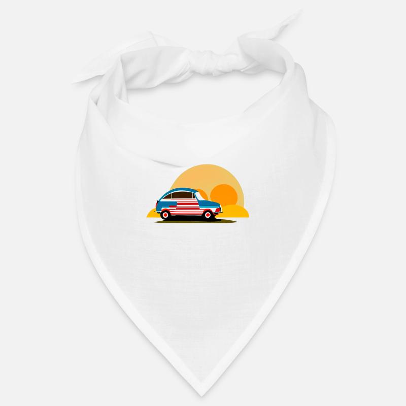 in den Sonnenuntergang Bandana