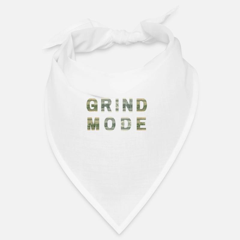 Grind Mode Dollar Bill Texture Motivation Bandana