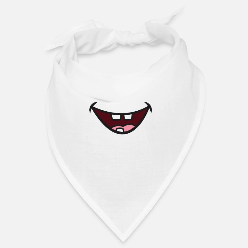 Bouche avec 3 dents Bandana