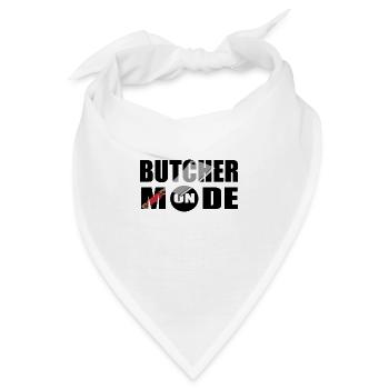 Fleischer Metzger Schlachter - Bandana - Weiß - Vorne