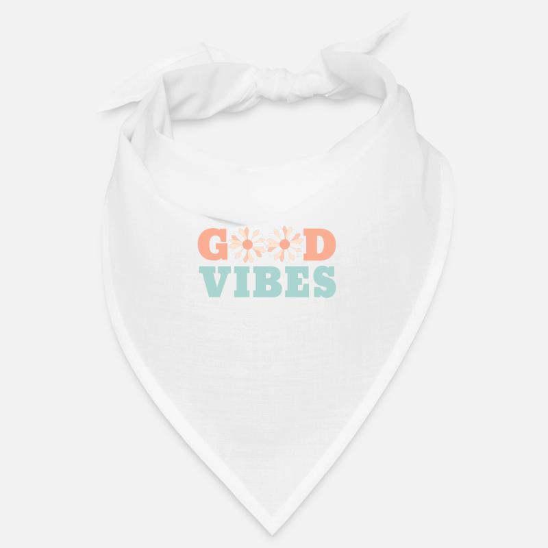 GOOD VIBES - Bandana - Weiß