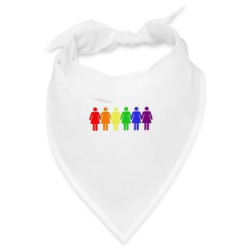 Frauenpower - Bandana - Weiß - Vorne