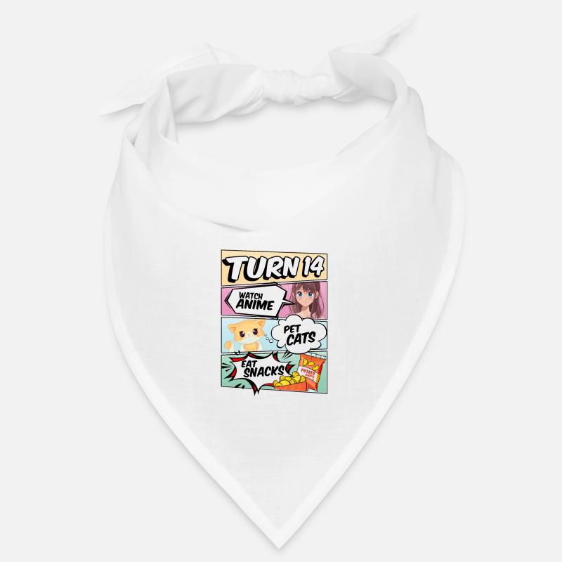 14. Geburtstag Anime Mädchen Bandana