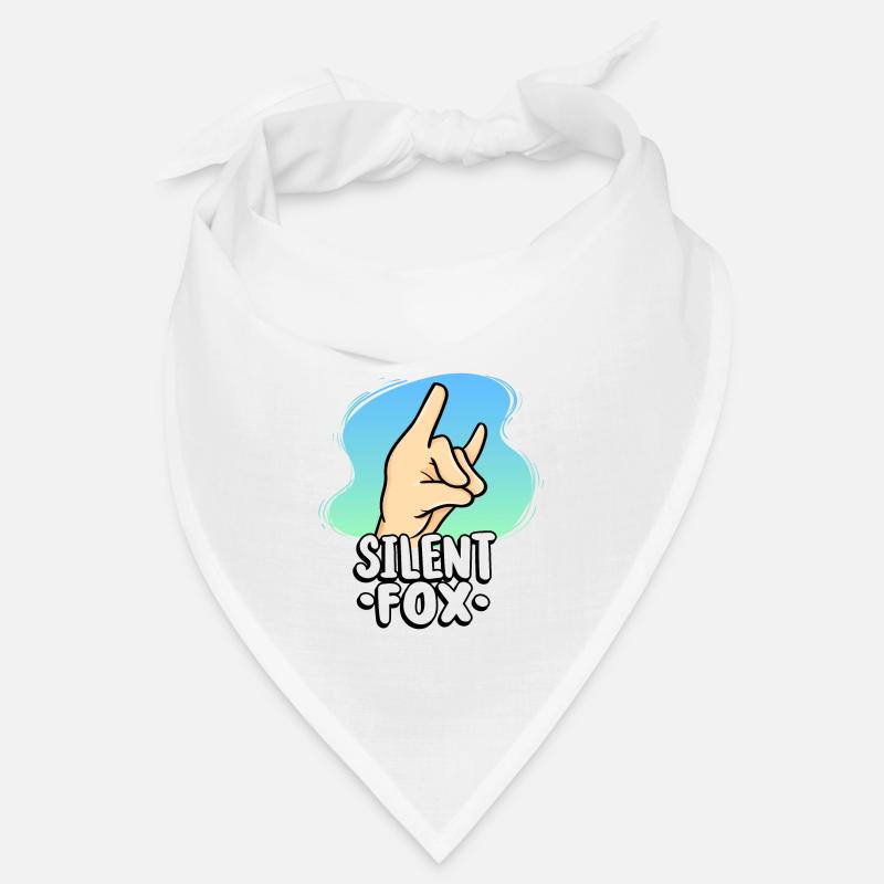 Teacher Silent Fox For Quiet Students In Bandana