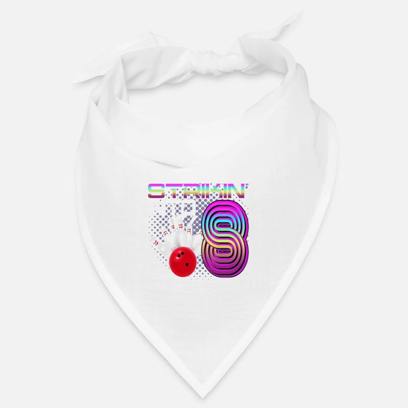Striking Into 8 Bowling Bowler 8e anniversaire Bandana