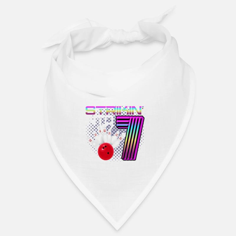 Striking Into 7 Bowling Bowler 7e anniversaire Bandana