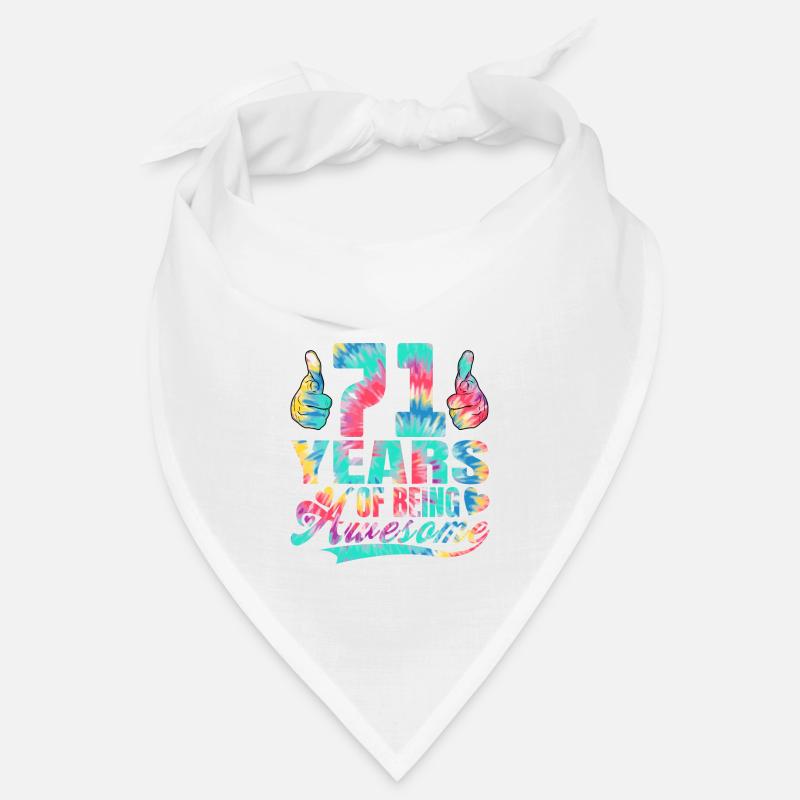 71. Geburtstag Oder Jahrestag 71 Years Of Being Bandana